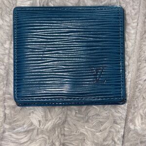Louis Vuitton Teal Card Holder